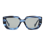 Ryan Simkhai Eyeshop - Nyla Sunglasses - Black & Blue Streak
