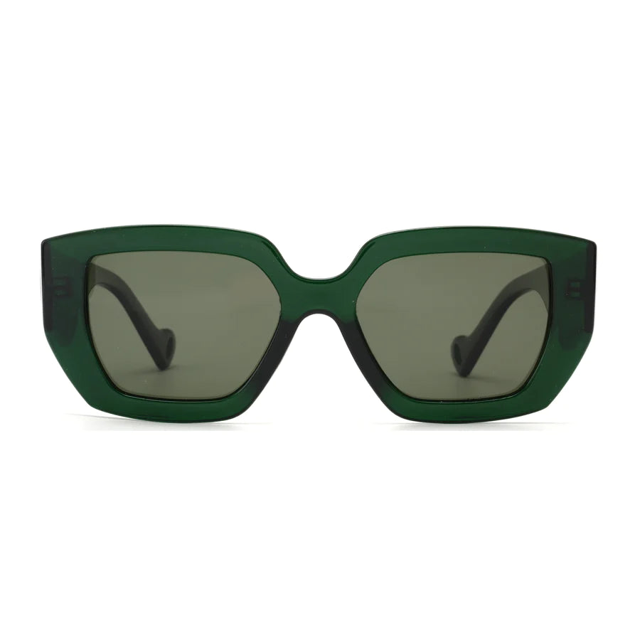 Ryan Simkhai Eyeshop - Nyla Sunglasses - Dark Forest Green