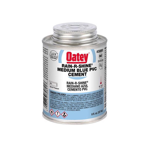 Oatey Rain-R-Shine Medium Blue PVC Cement