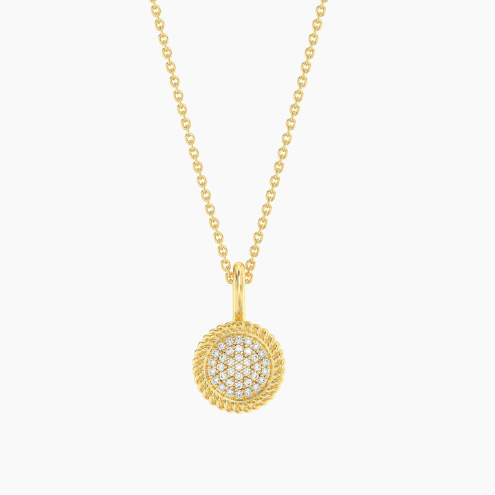 Ella Stein Circle Rope Pendant Necklace