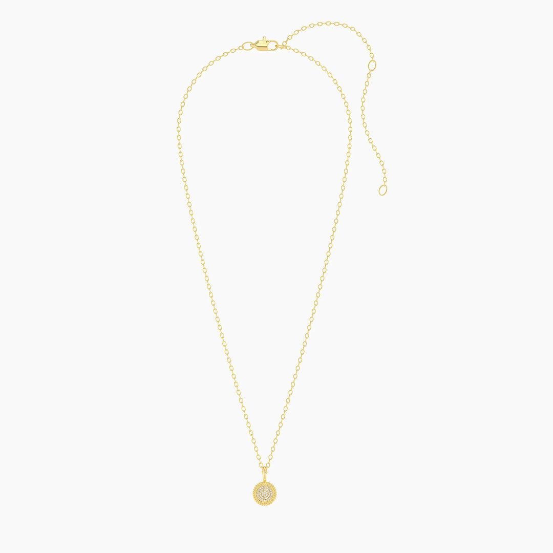 Ella Stein Circle Rope Pendant Necklace
