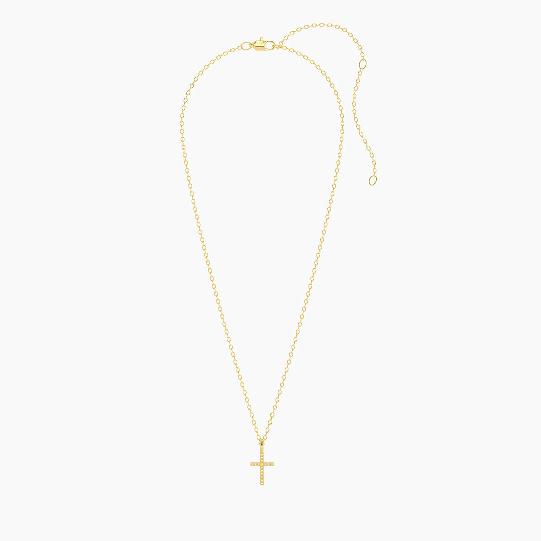 Ella Stein Believe Cross Pendant Necklace