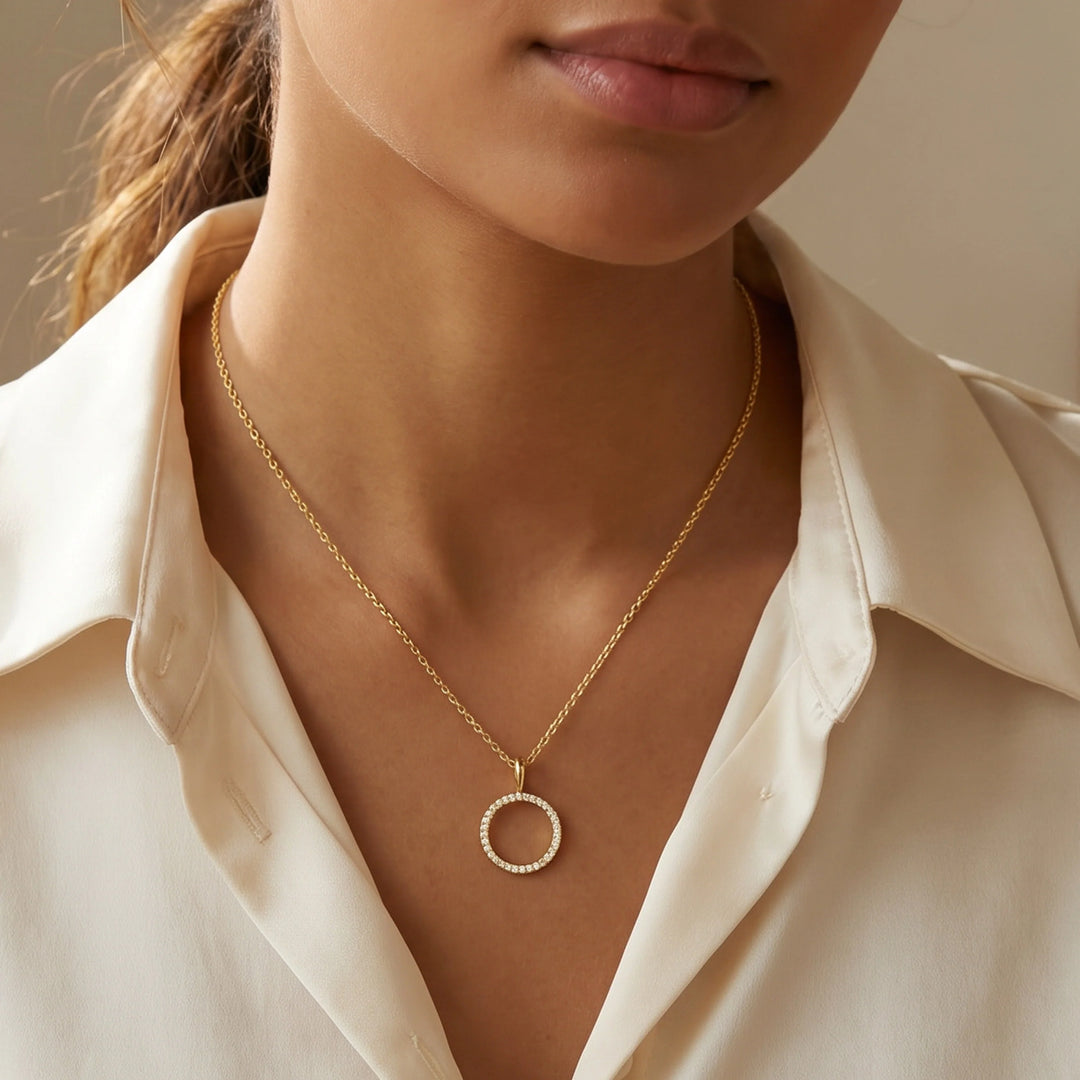 Ella Stein Standing O Pendant Necklace