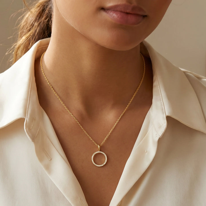 Ella Stein Standing O Pendant Necklace
