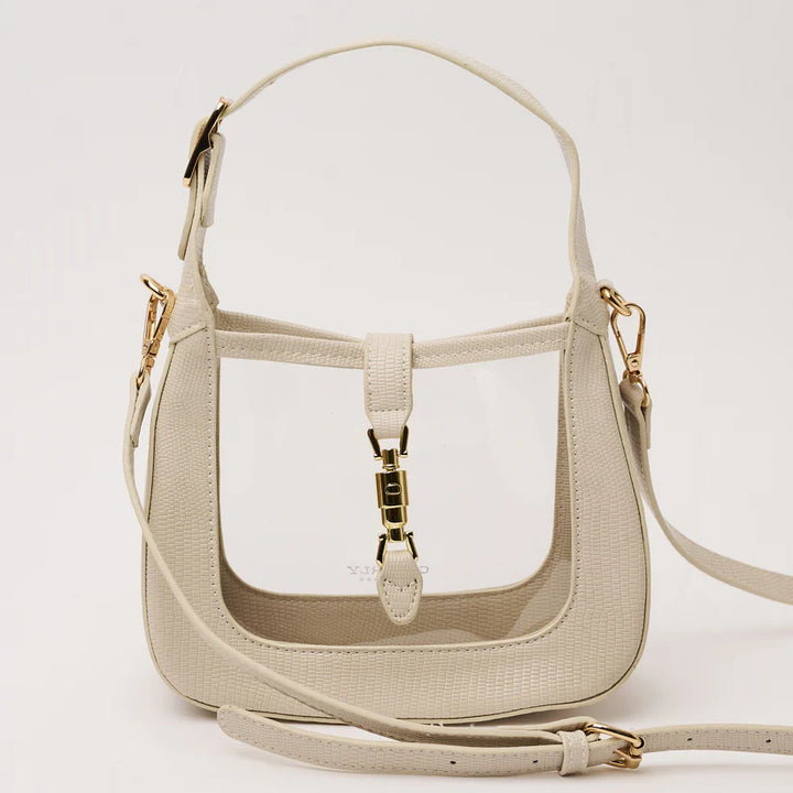 Clearly Handbag Paige In Ivory