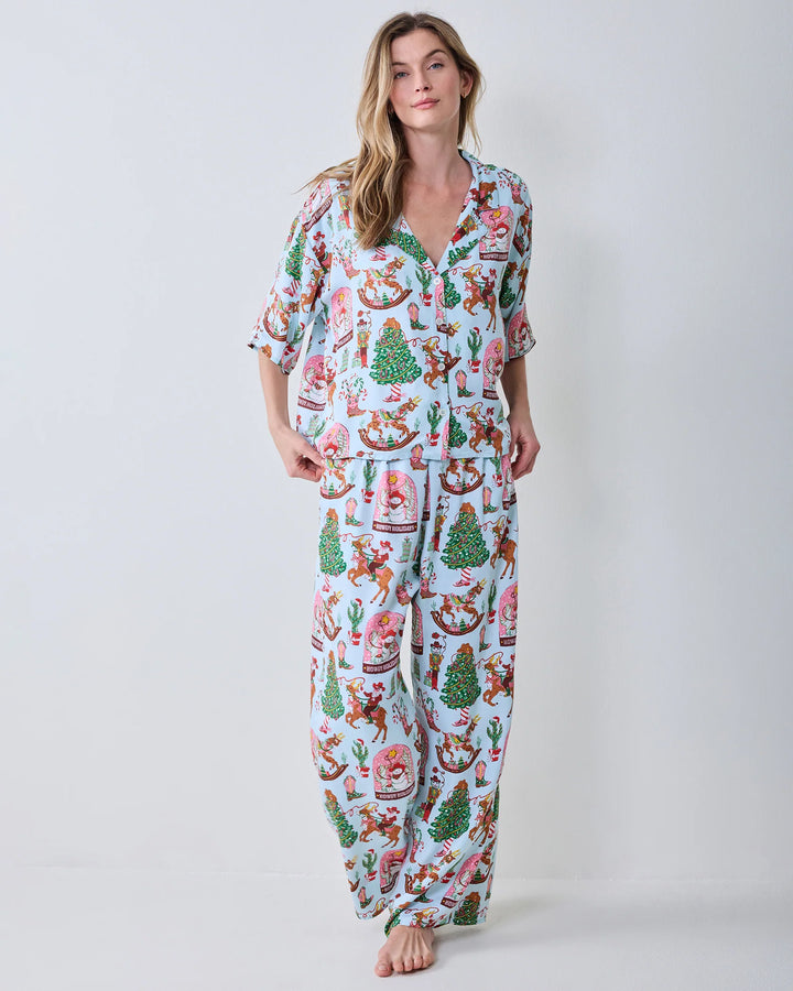 Printfresh Cowboy Christmas Wildest Dreams Pajama Set