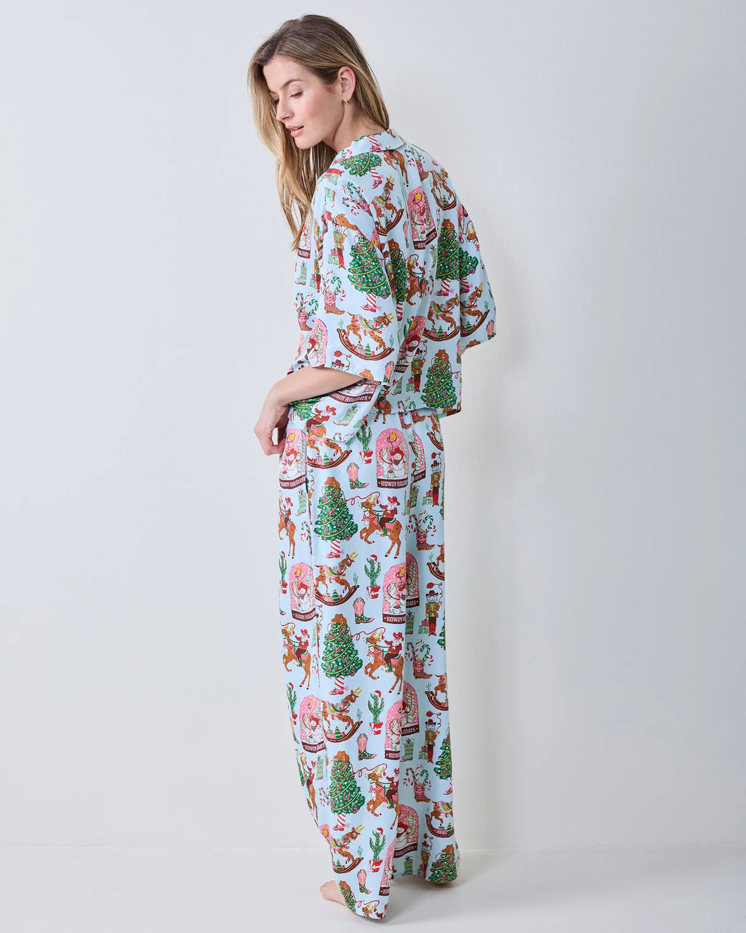 Printfresh Cowboy Christmas Wildest Dreams Pajama Set
