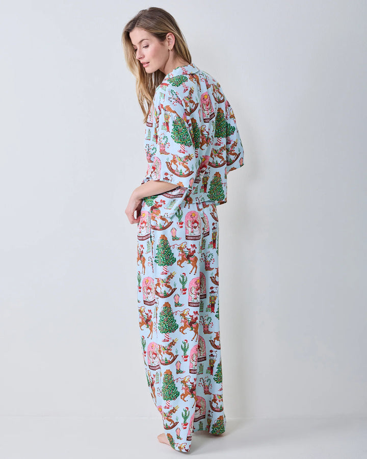 Printfresh Cowboy Christmas Wildest Dreams Pajama Set