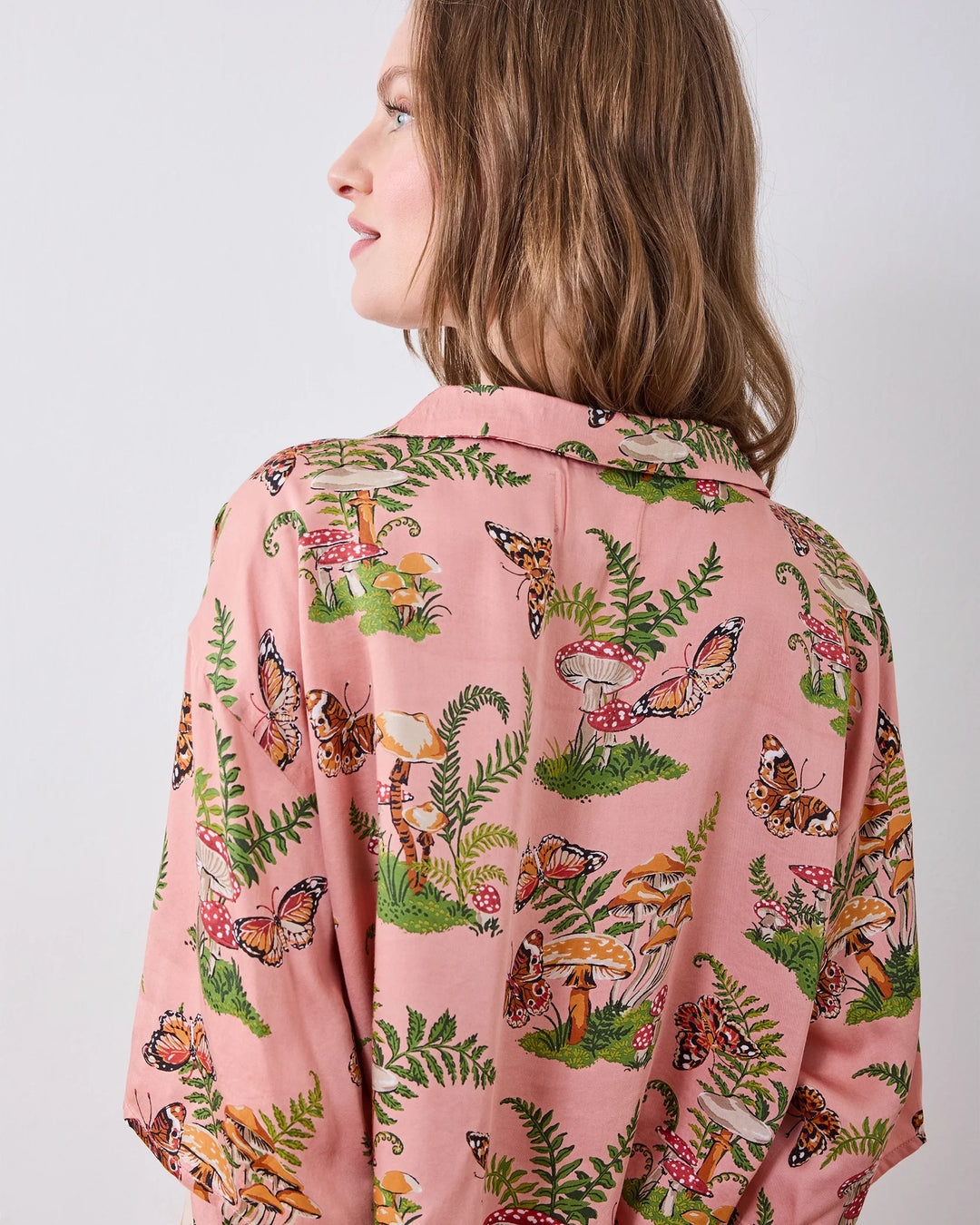 PrintFresh Rosewood Butterfly Forager Pajama Set