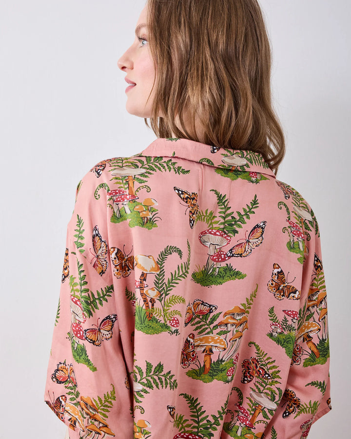 PrintFresh Rosewood Butterfly Forager Pajama Set