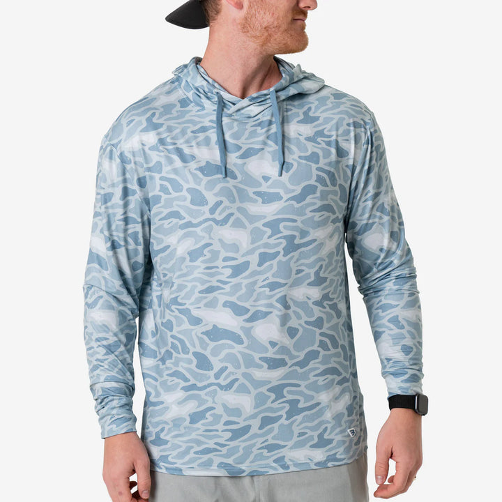 Burlebo Men's Seaside Camo Performance Hoodie