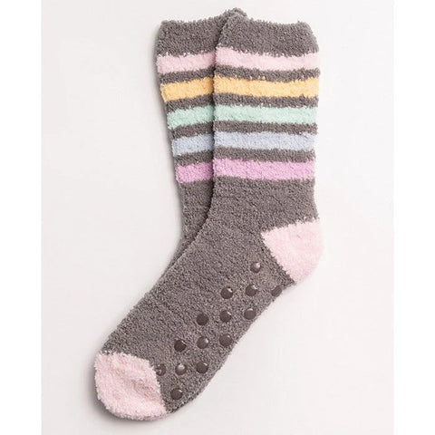 P.J. Salvage - Fun Socks - Grey Stripe