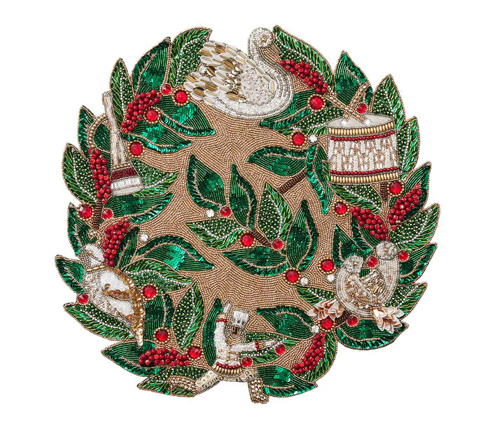 Kim Seybert Placemat Christmas Carol