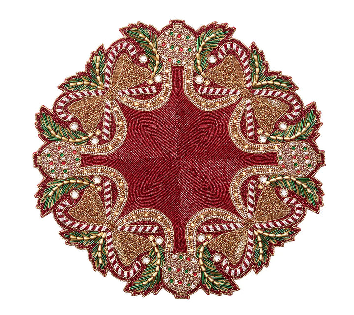 Kim Seybert Candy Cane Bow Placemat