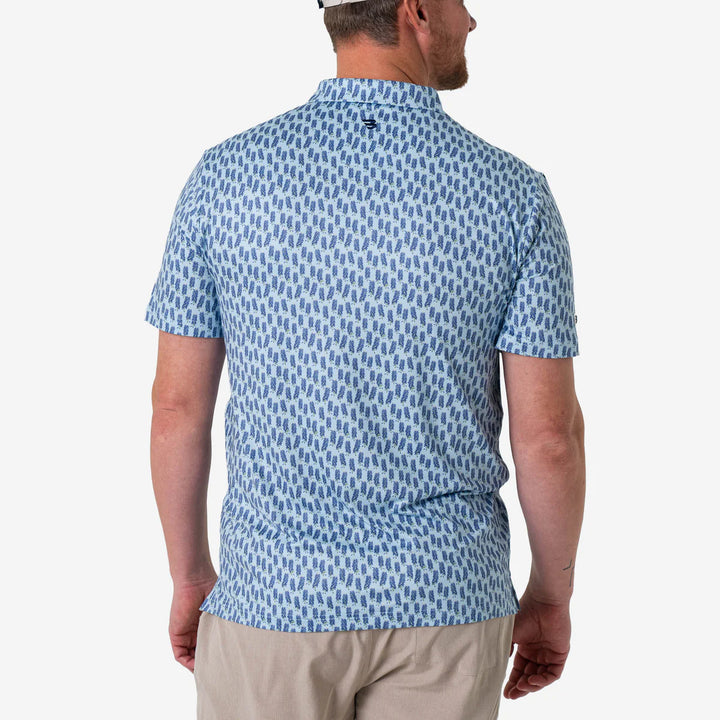 Burlebo Men's Bluebonnets Performance Polo