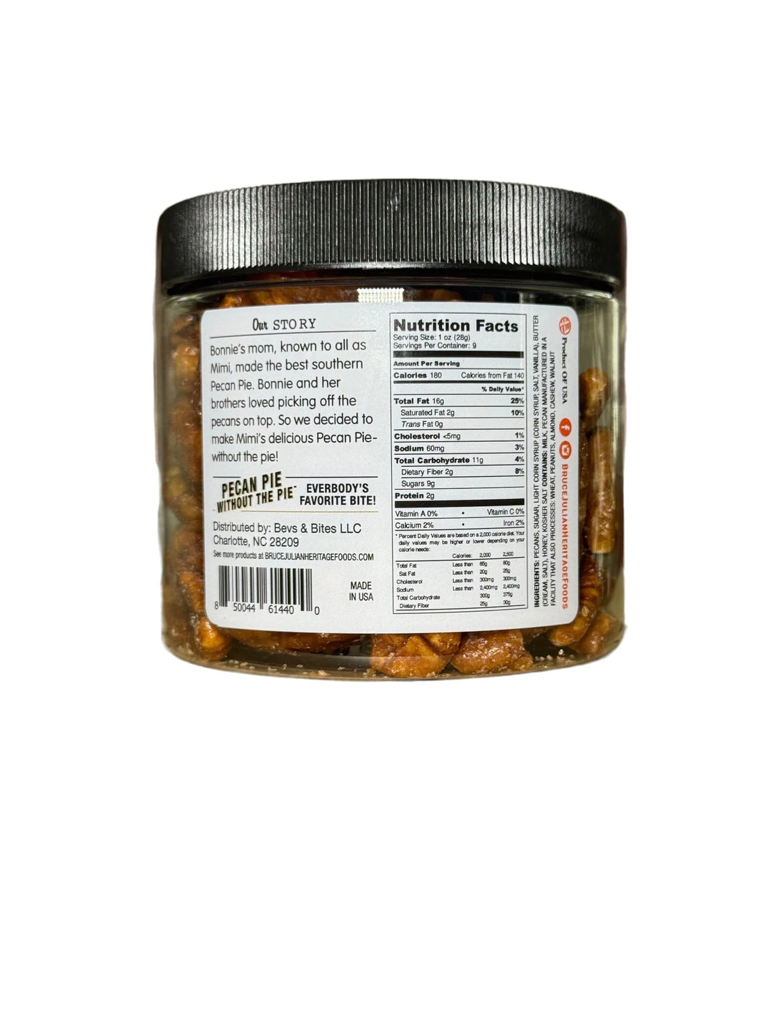 Bruce Julian Heritage Foods Pecan Pie Without the Pie Classic Jar