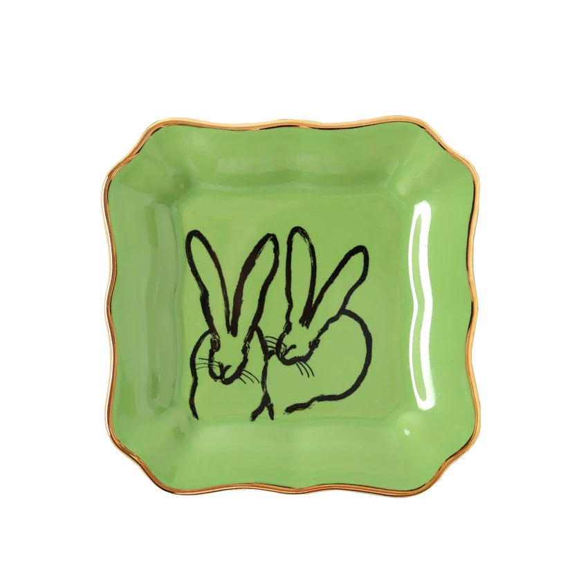 Hunt Slonem Bunny Portrait Plate