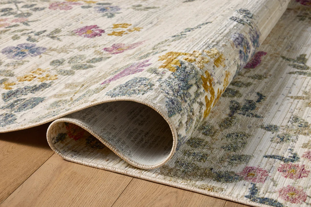 Rifle Paper Co x Loloi Provence Collection Abbey Ivory Rug