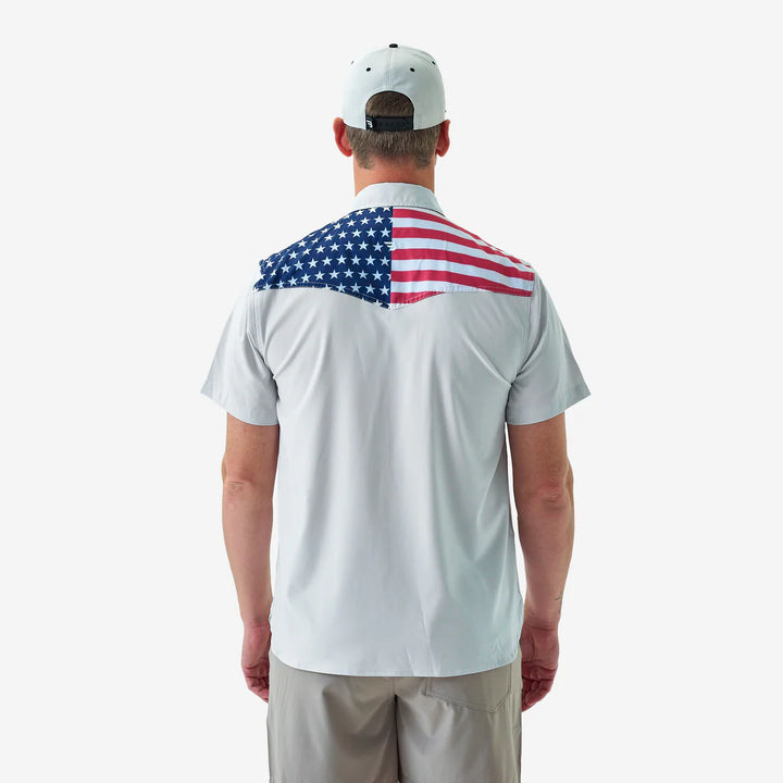 Burlebo Men's All American Performance Western Shirt