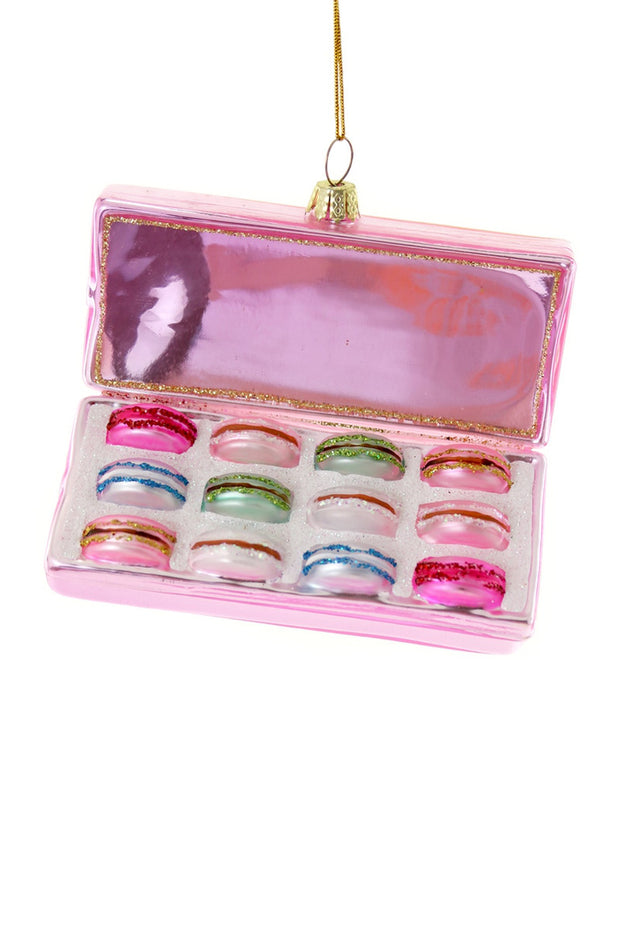 Pink Box of Macarons Ornament