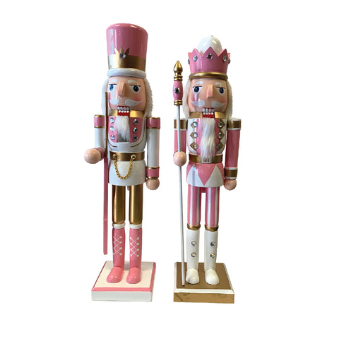 Pink & Gold Nutcrackers - Assorted