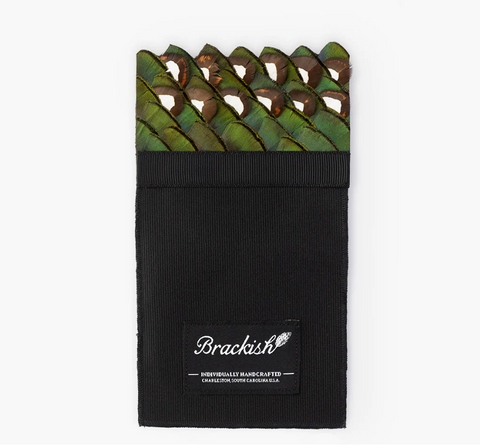 Brackish - Juneau Feather Pocket Square