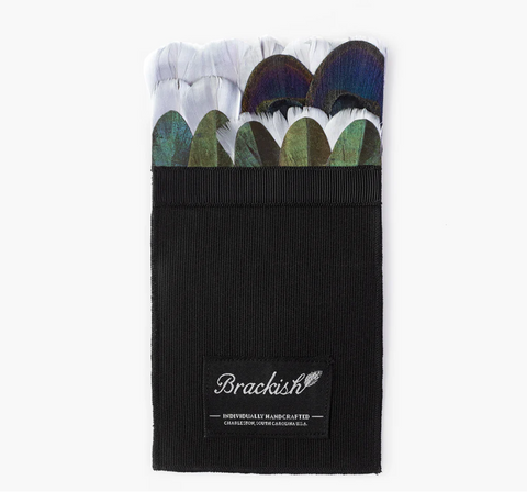 Brackish - Seward Feather Pocket Square