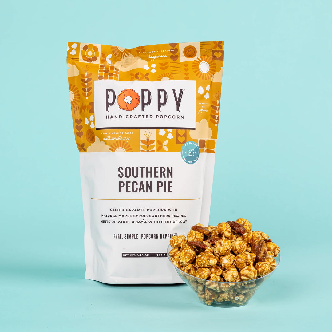 Poppy Handcrafted Popcorn Southern Pecan Pie Market Bag