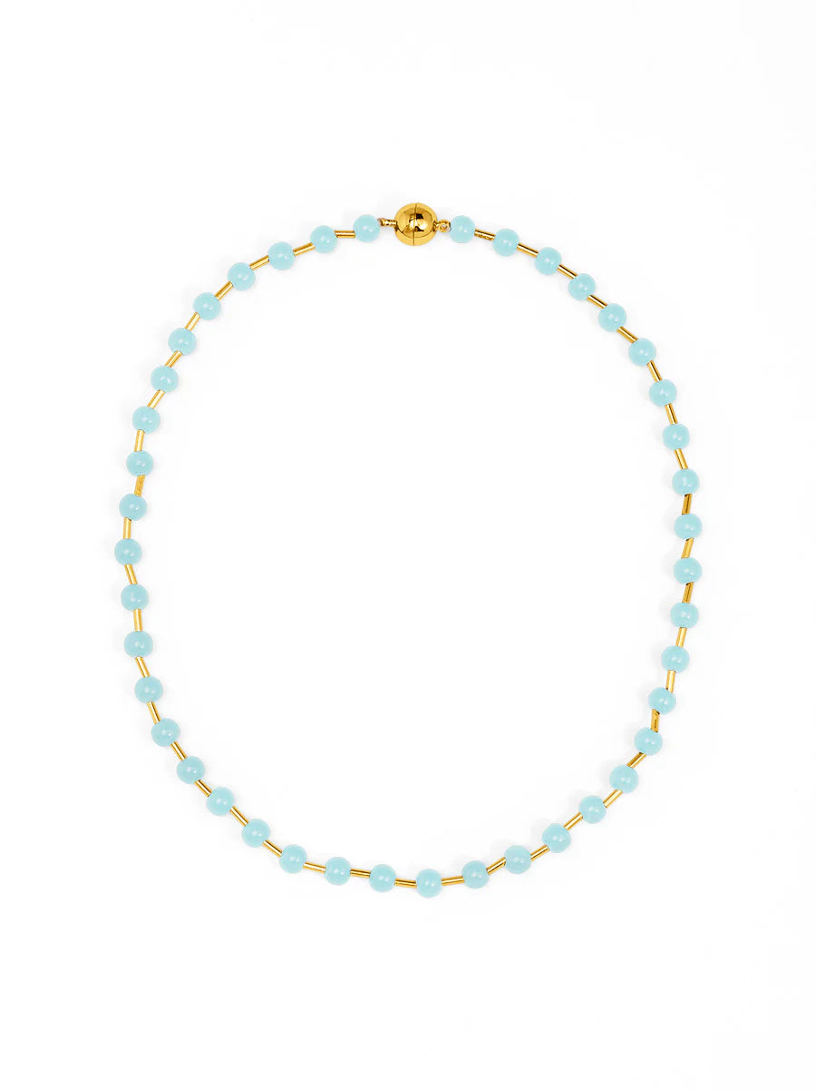 Zenzii Poppy Magnet Short Necklace