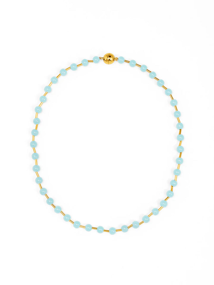 Zenzii Poppy Magnet Short Necklace