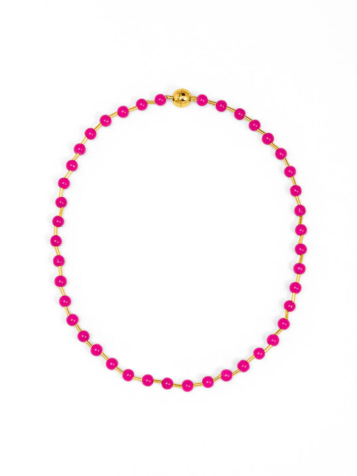 Zenzii Poppy Magnet Short Necklace