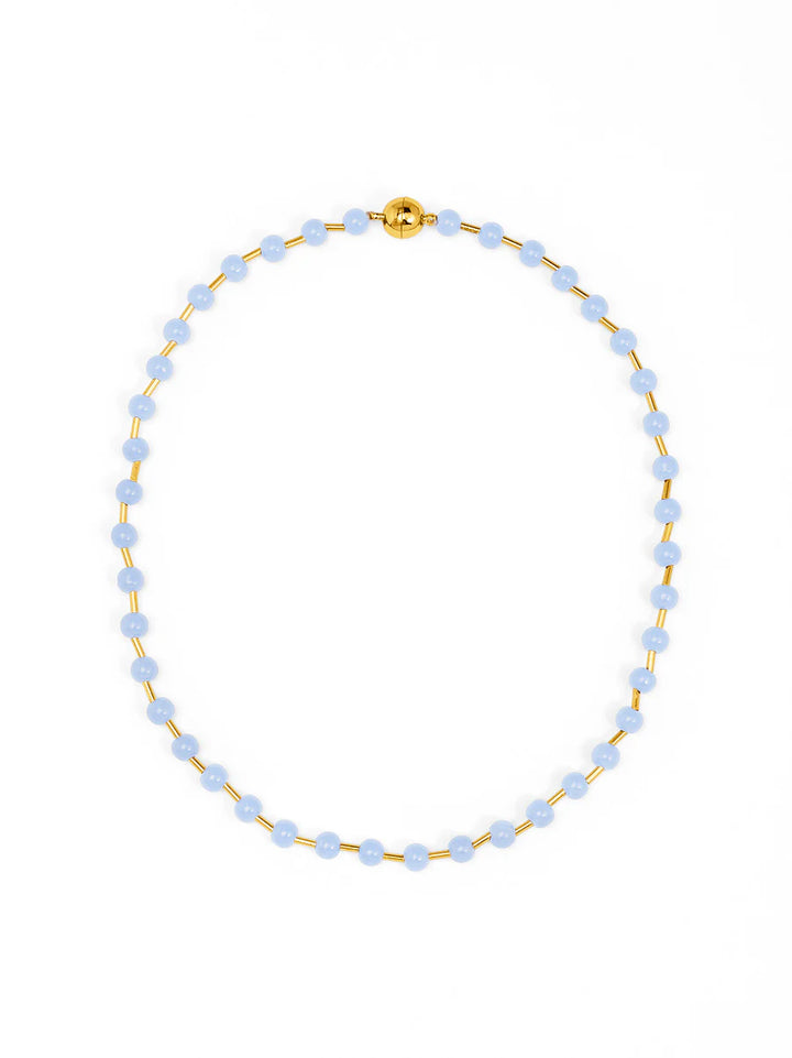 Zenzii Poppy Magnet Short Necklace