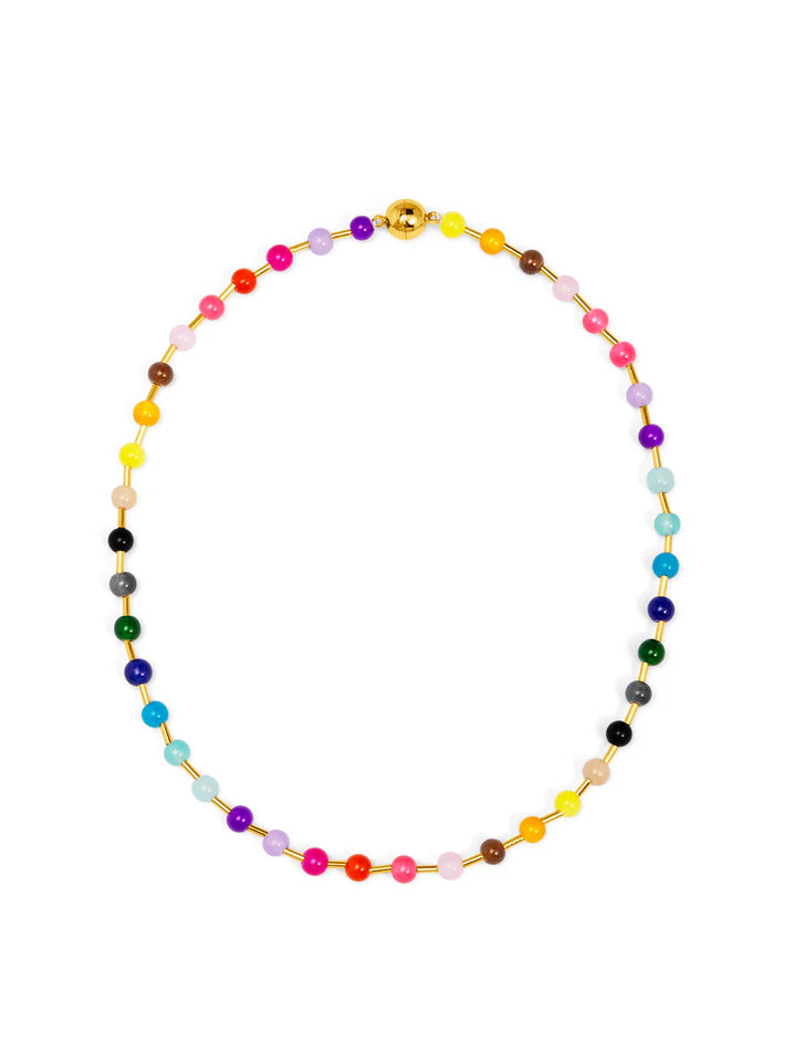 Zenzii Poppy Magnet Short Necklace