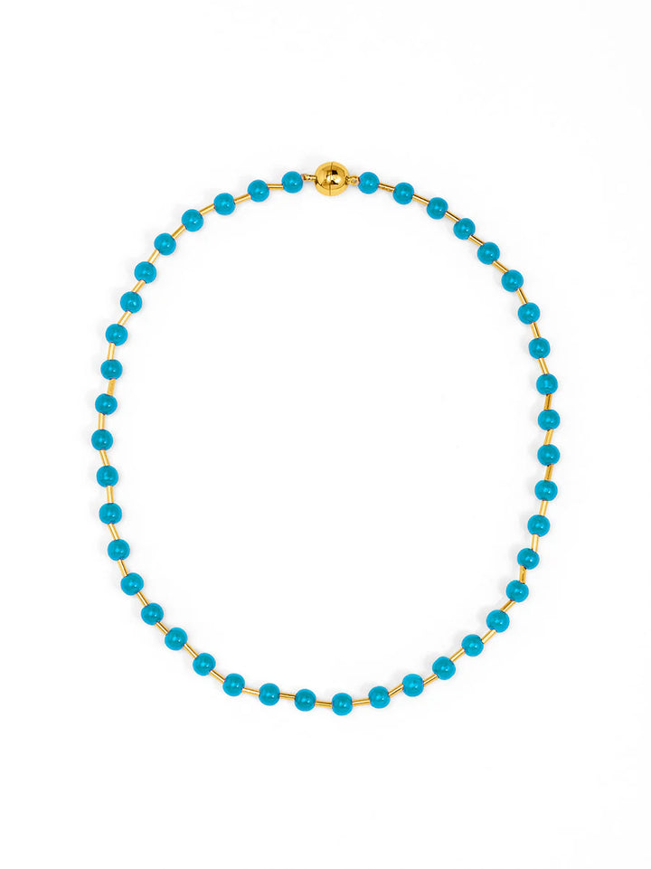 Zenzii Poppy Magnet Short Necklace