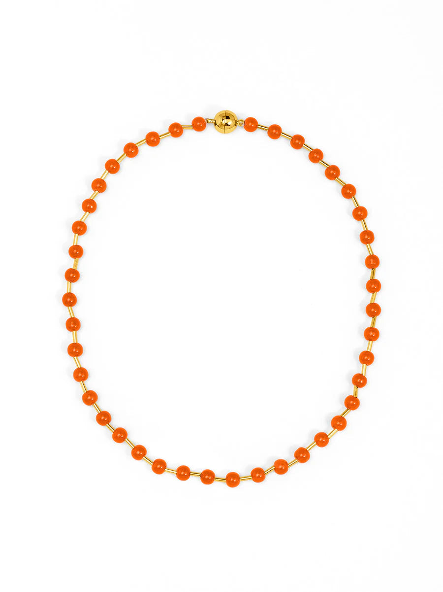 Zenzii Poppy Magnet Short Necklace