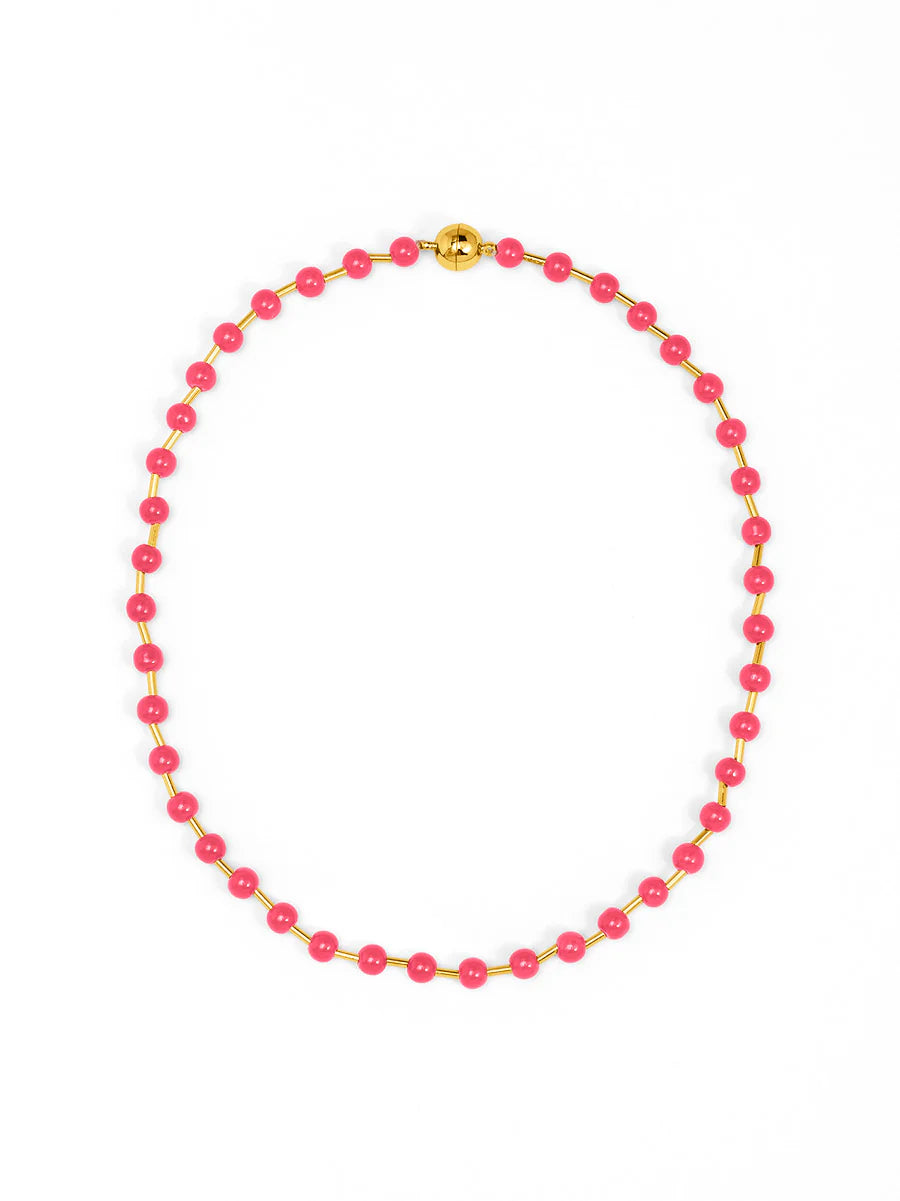 Zenzii Poppy Magnet Short Necklace