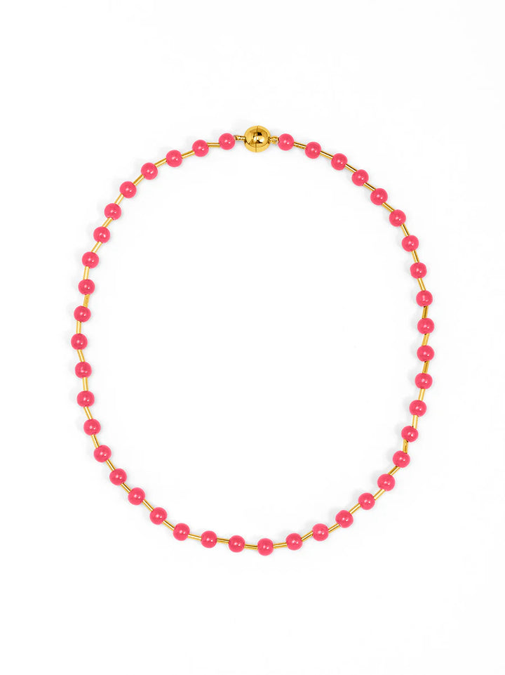 Zenzii Poppy Magnet Short Necklace