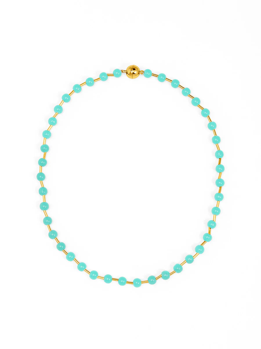 Zenzii Poppy Magnet Short Necklace