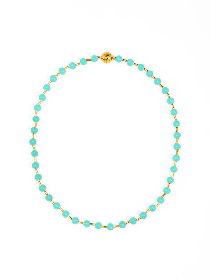Zenzii Poppy Magnet Short Necklace