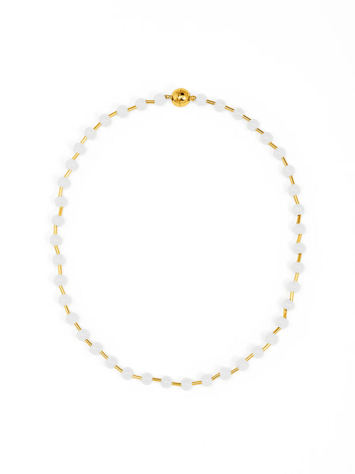 Zenzii Poppy Magnet Short Necklace