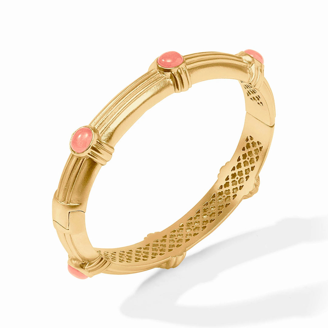 Julie Vos Portofino Stone Hinge Bangle