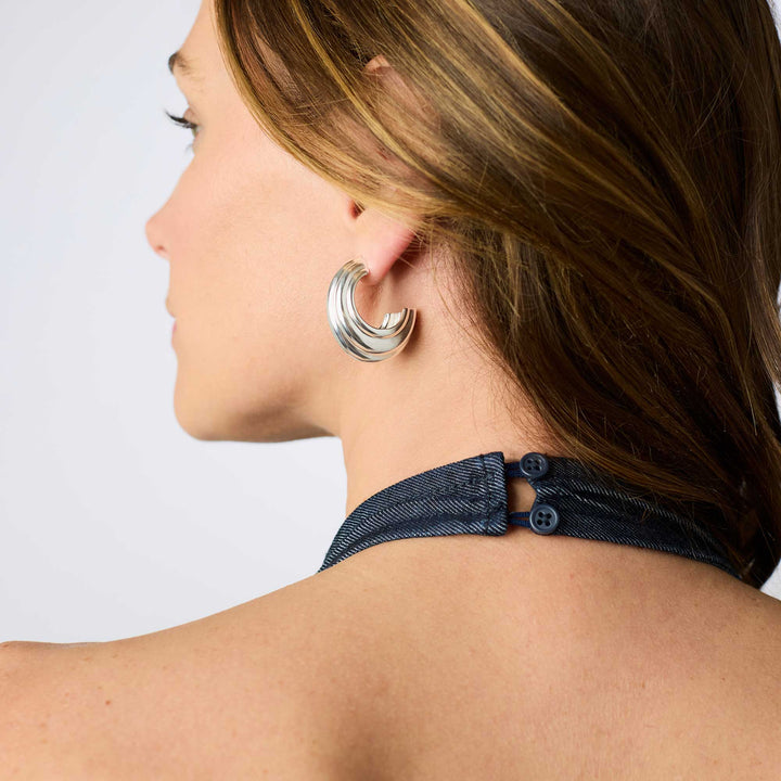 Julie Vos Portofino Statement Hoop Earring
