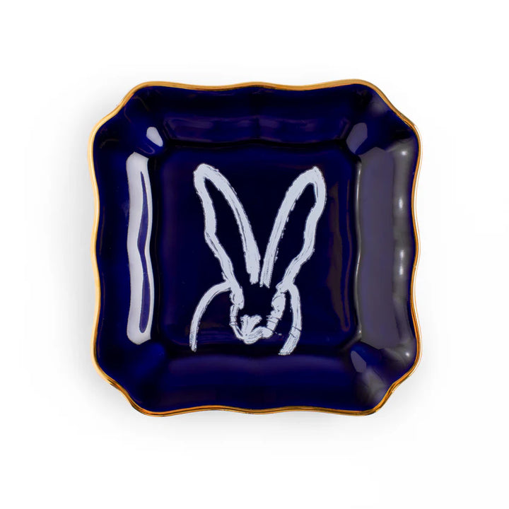 Hunt Slonem Bunny Portrait Plate