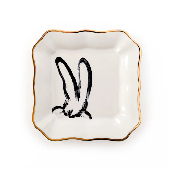 Hunt Slonem Bunny Portrait Plate
