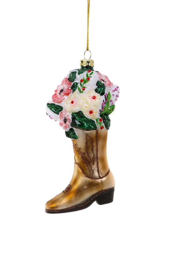Prairie Cowboy Boot Ornament
