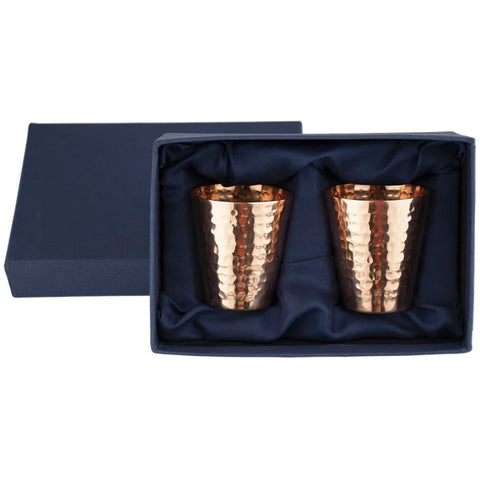Prince of Scots - Hammered Copper Shot Glasses