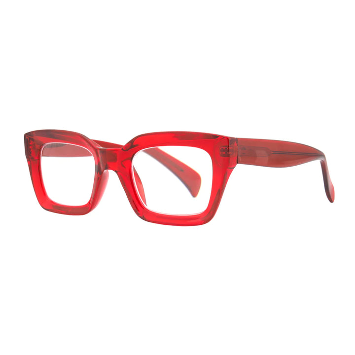 Ryan Simkhai Eyeshop Sophie Readers Transparent Red