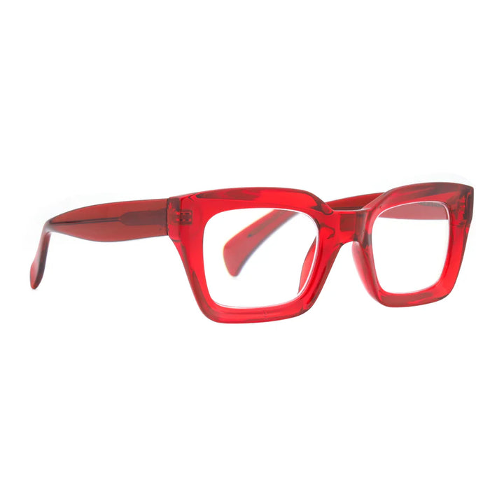 Ryan Simkhai Eyeshop Sophie Readers Transparent Red