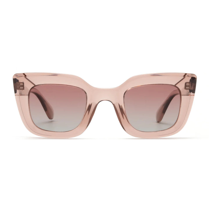 Ryan Simkhai Eyeshop Alaia Dusty Rose Smokey Pink Polarized Sunglasses