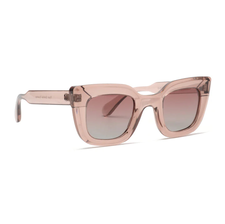 Ryan Simkhai Eyeshop Alaia Dusty Rose Smokey Pink Polarized Sunglasses